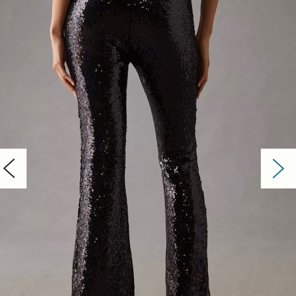 By Anthropologie Joni Sequin Flare Pants - Picture 5 of 5